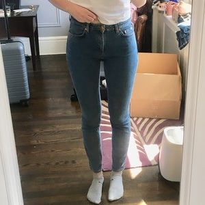 & Other Stories straight leg blue jeans